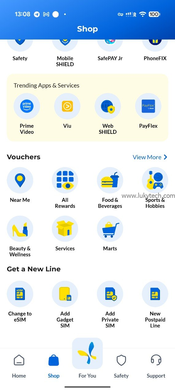 在 Shop 底部找到 Change to eSIM